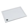 Schedline Brodzik akrylowy Sharper 100x140x4,5 cm, prostokątny z odpływem w narożniku, Gwarancja 7 lat 3S.S1P-100140